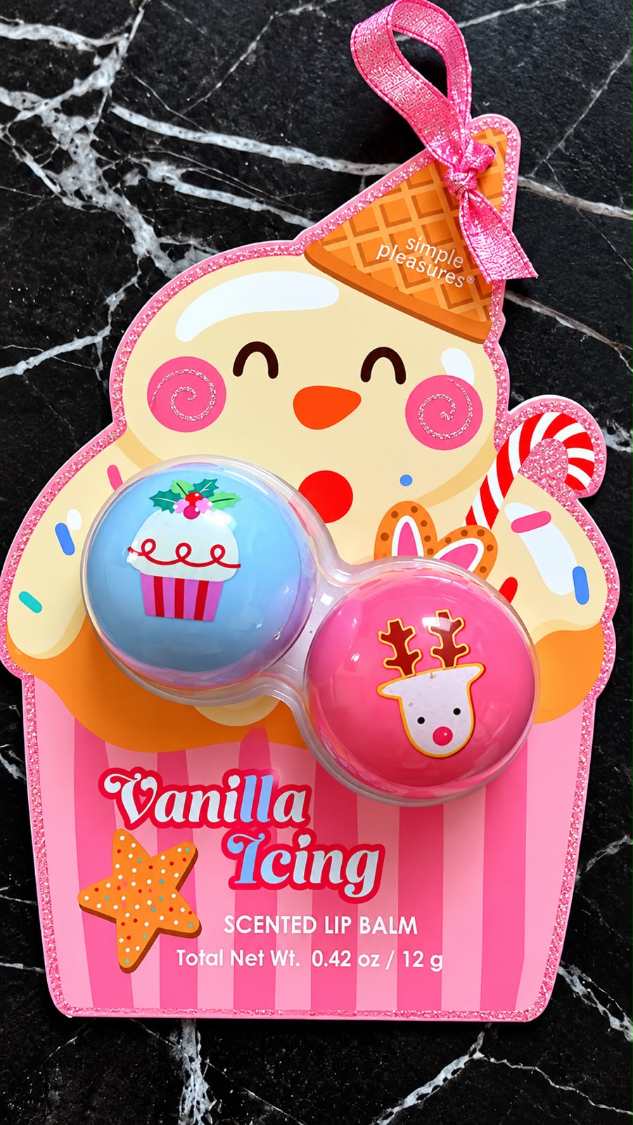 Kids Cute Lip Balm Card Set – Flavored Moisturizing Lip Balm