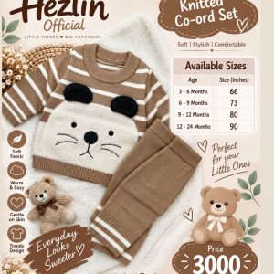Cozy Bear Knitted Co-ord Set